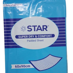 Padded Sheet - Super Dry & Comfort (60 x 90 cm10 pcs pack) - Star